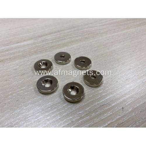 Neodymium Ring Magnets Countersunk